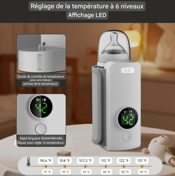 Chauffe-biberon pour bébé